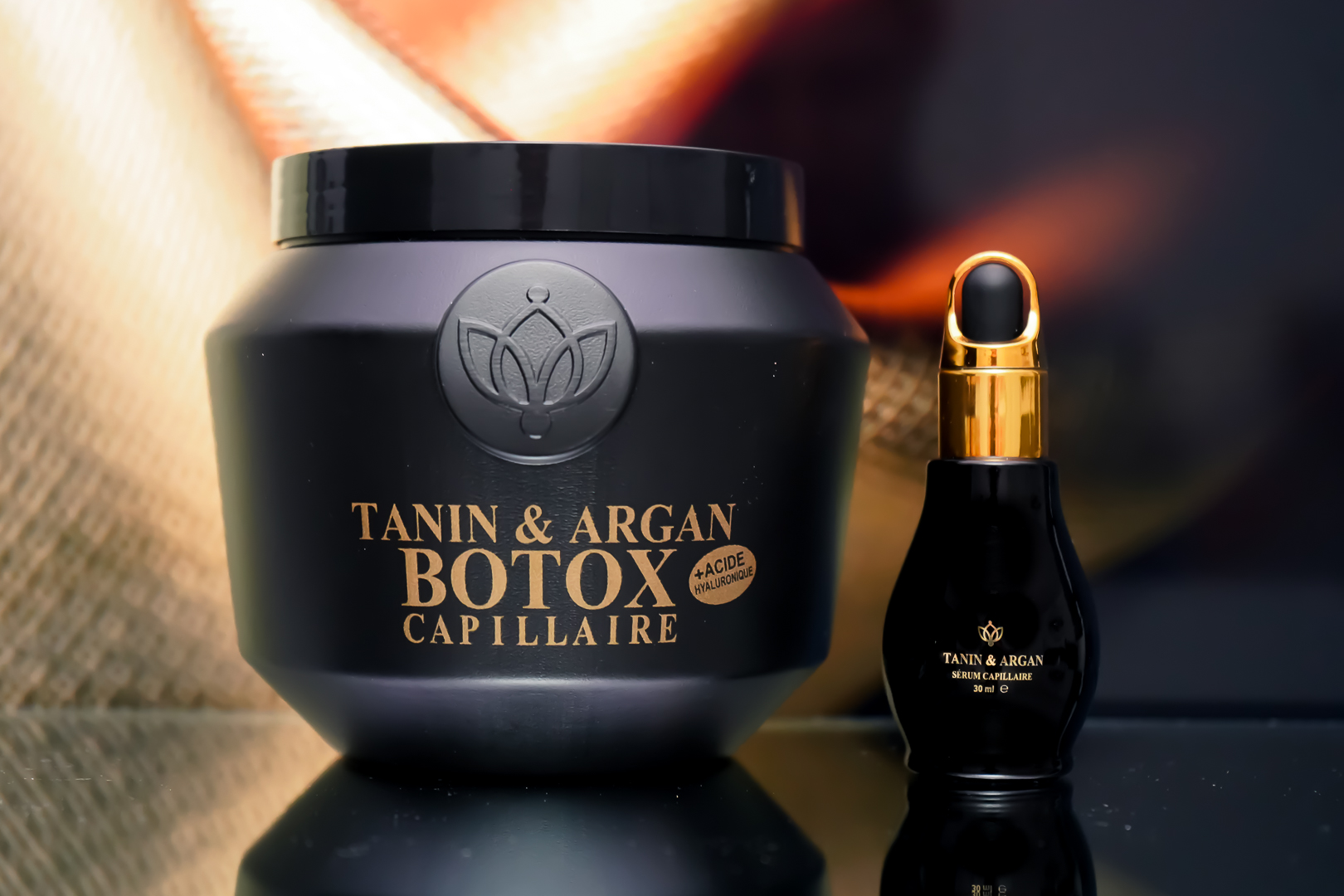 Masque BOTOX et sérum capillaire au tanin et à l'argan - Gris Montaigne