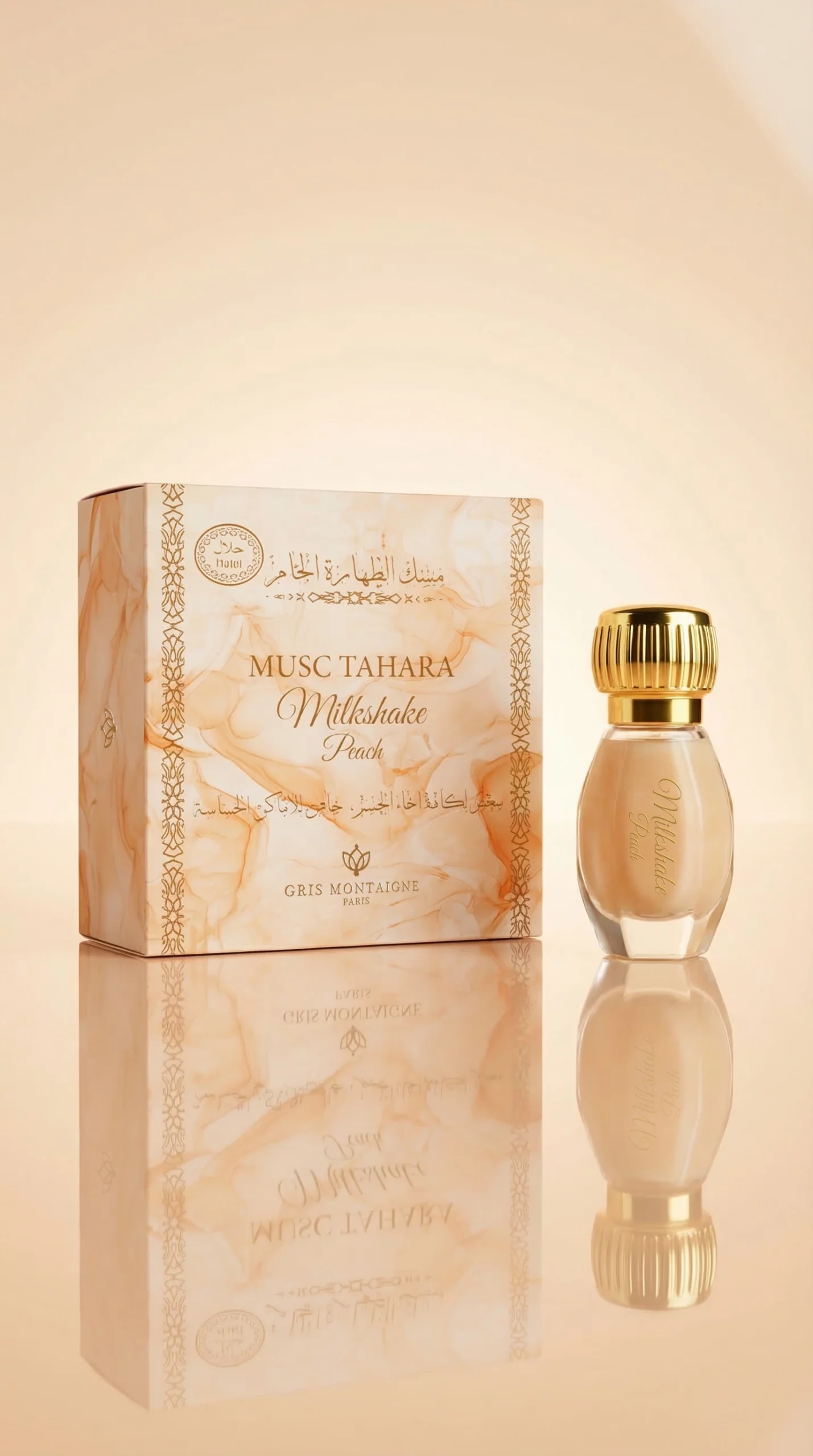 MILKSHAKE PEACH - MUSC TAHARA 12ml GRIS MONTAIGNE